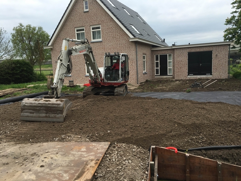 Tuin egaliseren